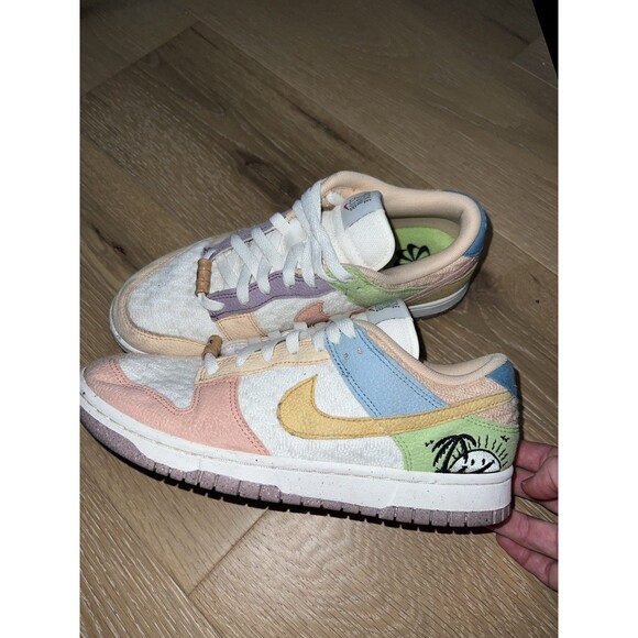 DS Nike Dunk Low SE Retro Sun Club Multicolor DQ0265-100 Size Women 8.5 Retired - Picture 1 of 9